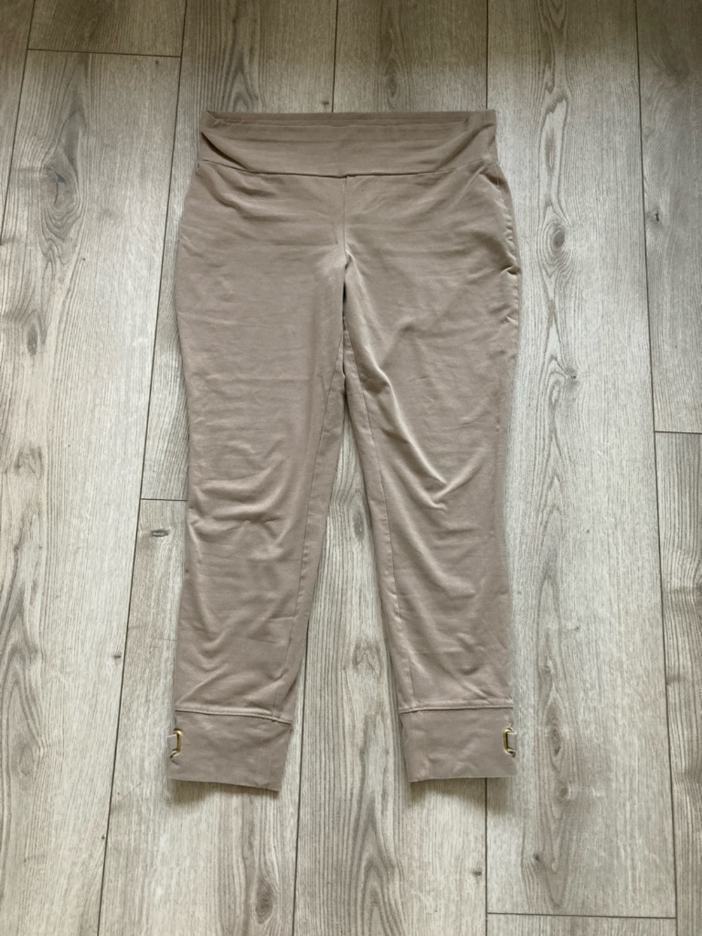 Susan Graver Weekend Leggings Women’s Large Pants Brown Comfortable